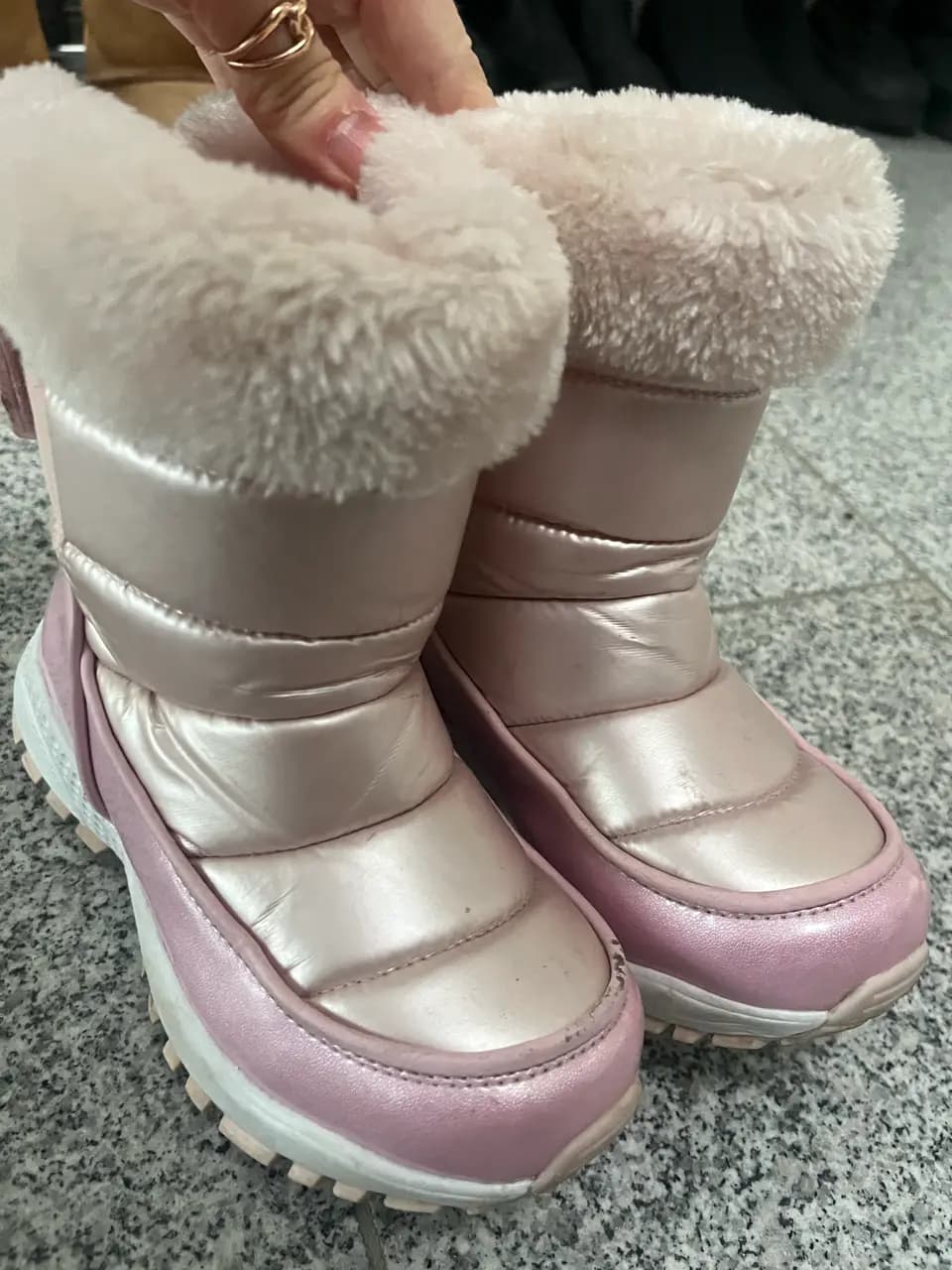 여아 패딩부츠 190