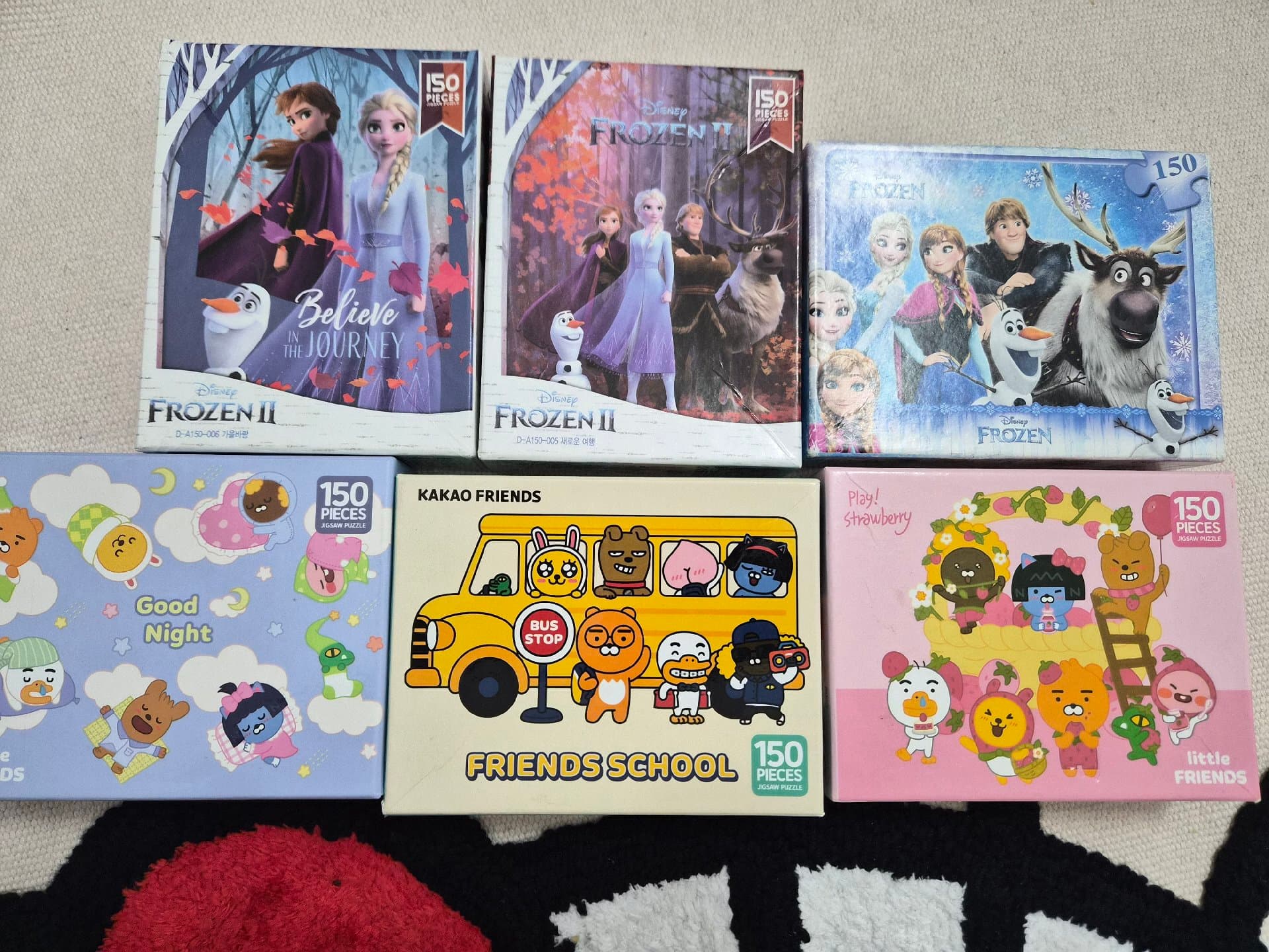 (한화거래) 150피스 퍼즐6박스 일괄