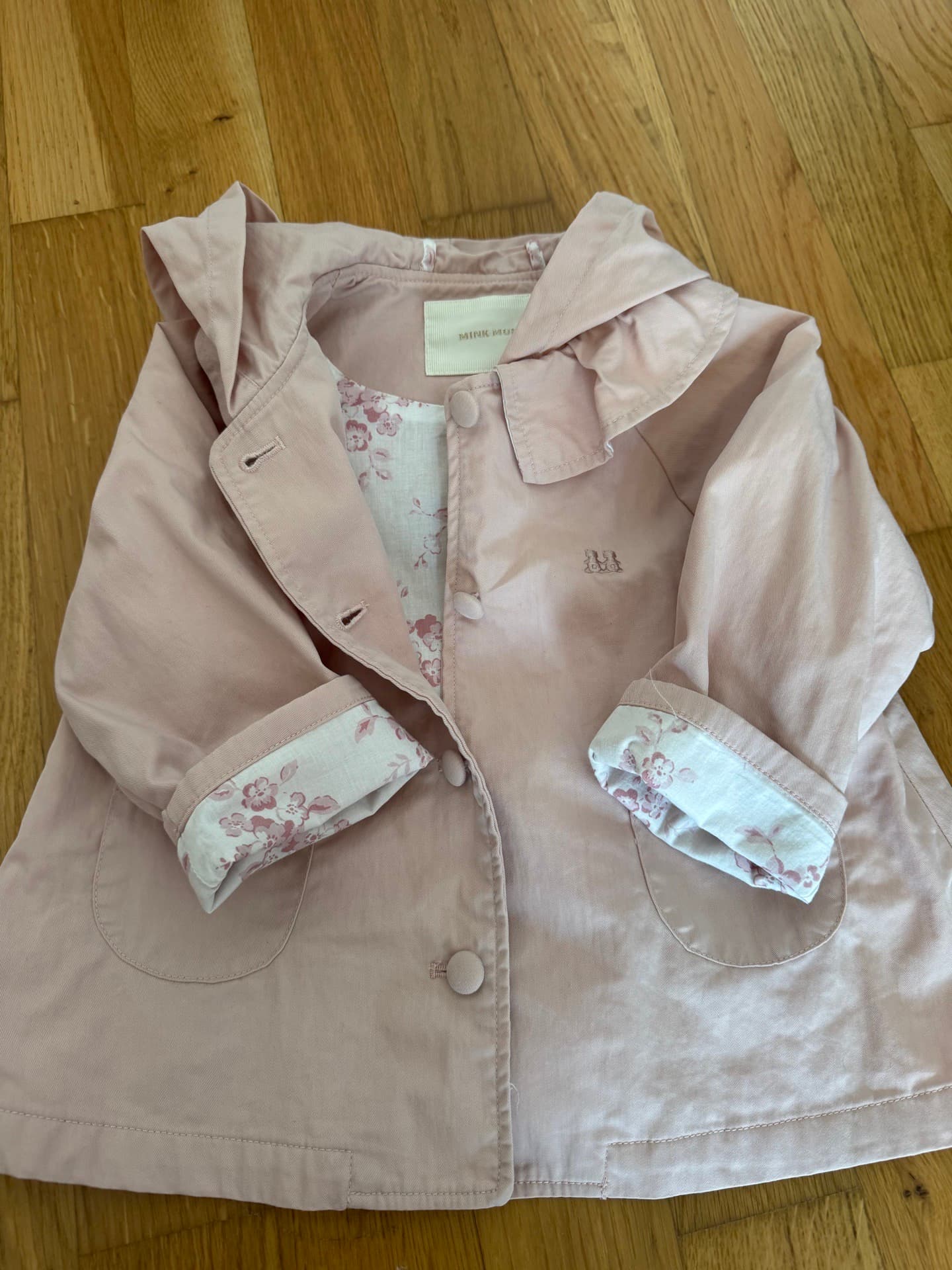 밍크뮤 트렌치코트