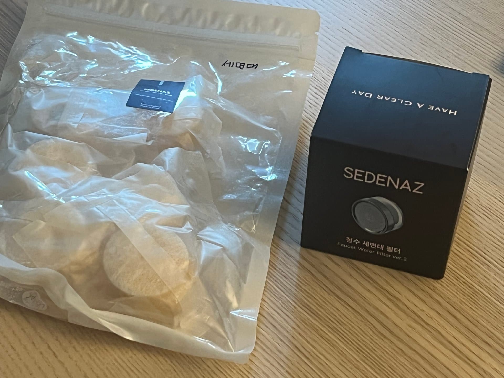 세데나즈 세면대 필터 + 리필 6개